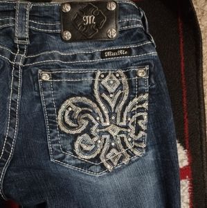 Miss Me Jeans Skinny Studded Size 28